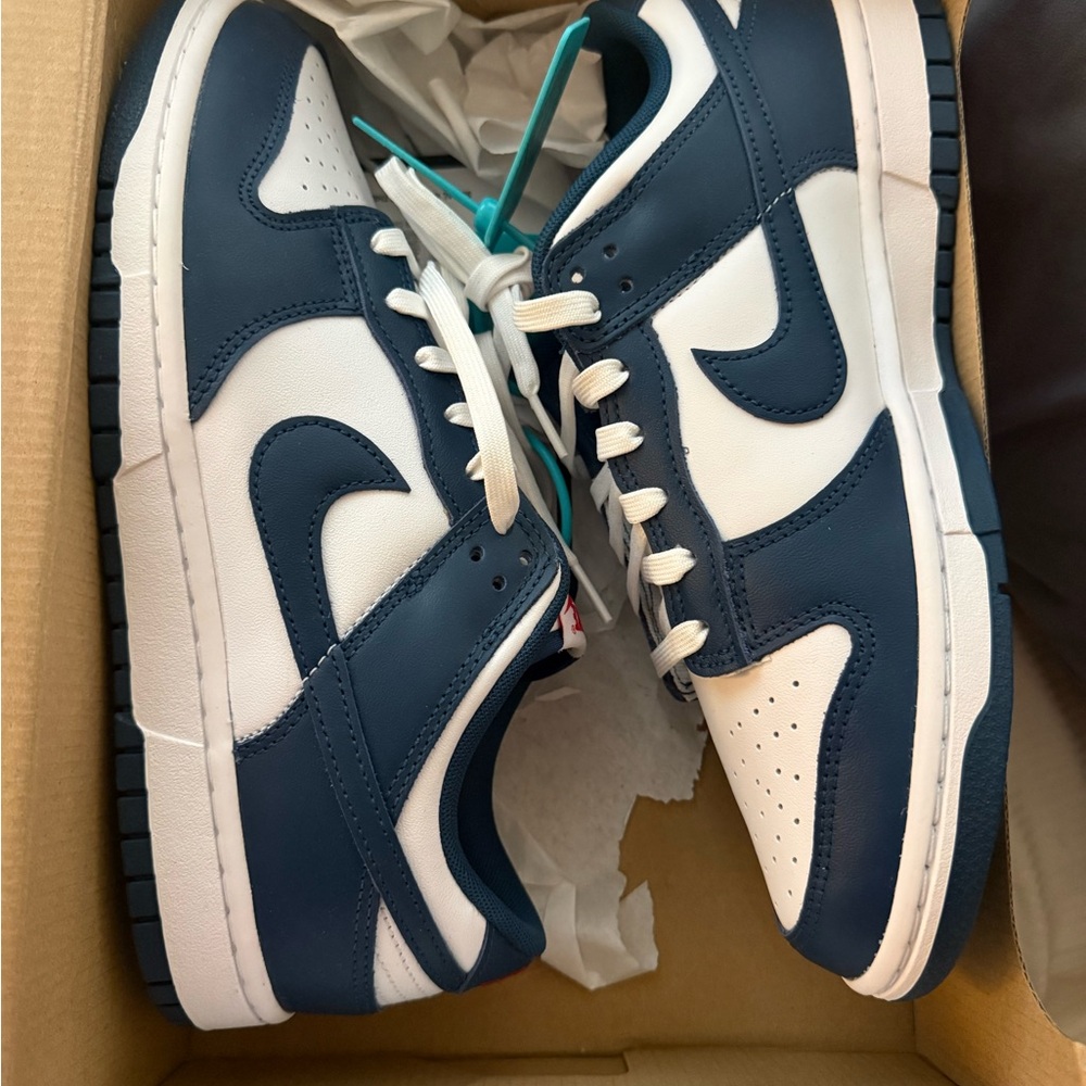 Nike Men's Navy and White Sneakers
